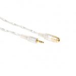 ACT Cable audio Jack 3,5mm macho a hembra 2,00 m alta calidad (AK2250) 8716065111033
