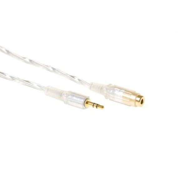 ACT Cable audio Jack 3,5mm macho a hembra 10,00 m alta calidad (AK2256) 4