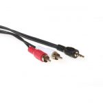ACT Cable audio conversor Jack 3,5mm macho a 2x RCA macho 8716065209402